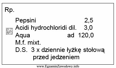 Aby zapobiec powstaniu niezgodności recepturowej przy sporządzaniu leku 