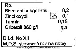 Jaką postać leku otrzymano w wyniku prawidłowego połą