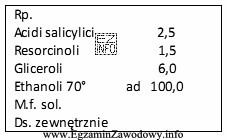 Jaką ilość etanolu 95° i wody oczyszczonej należy odważyć 
