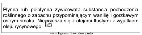 Którą substancję przedstawia opis?