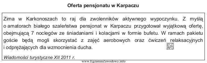 Jaki rodzaj usług dodatkowych oferuje pensjonat w Karpaczu?