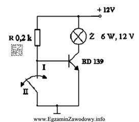 Jeśli w układzie na rysunku wyłącznik 