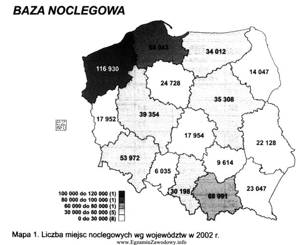 Na podstawie mapy określ, które województwo posiadał