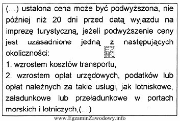 W jakim dokumencie, funkcjonującym w biurze podróży 