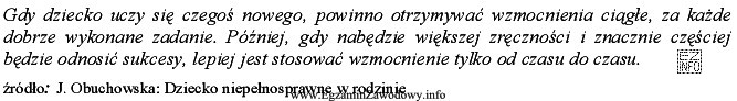 Przeczytaj zmieszczony tekst i wskaż, jakiej dotyczy zasady.