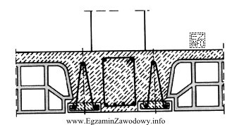 Na rysunku przedstawiono przekrój poprzeczny