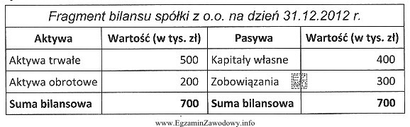 W 2013 roku spółka planuje zwiększenie stanu aktywó