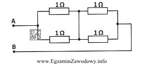 Ile wynosi rezystancja zastępcza układu rezystorów widziana 