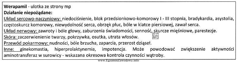 Określ na podstawie zamieszczonego fragmentu ulotki, które z 