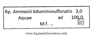 Którą postać leku otrzymano po zmieszaniu składników 