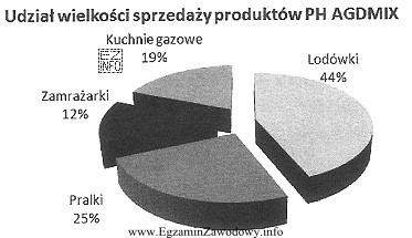 Największy udział w sprzedaży ogółem został 