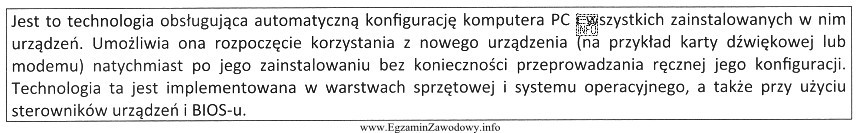 Opisana w ramce technologia stosowana w systemach rodziny Windows to