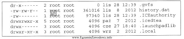 Przedstawiony wydruk w systemie rodziny Linux pojawi się po wydaniu 