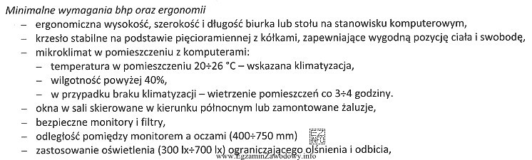 Na podstawie rozporządzenie MPiPS z dnia 1.12.1998 r. dotyczącego 