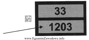 Rysunek przedstawia: pomarańczową, odblaskową tablicę informacyjną (40x30 cm) umieszczoną 