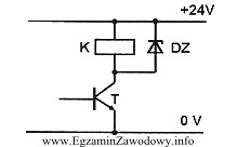 Jaką funkcję pełni dioda Zenera w układzie przedstawionym 