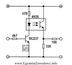 Element oznaczony na schemacie symbolem 4N35 to