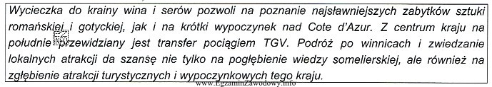 Do którego kraju odbędzie się wycieczka, której 