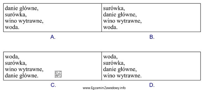 Gość na obiad zamówił danie główne z suró