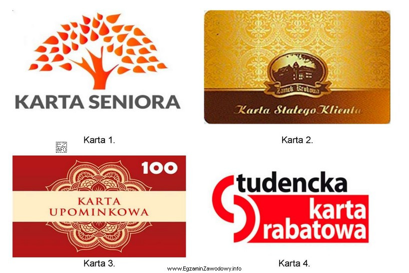 Która z zamieszczonych kart może zostać zaproponowana wyłą