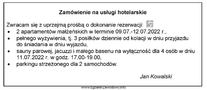 Które komórki organizacyjne hotelu, poza służbą 