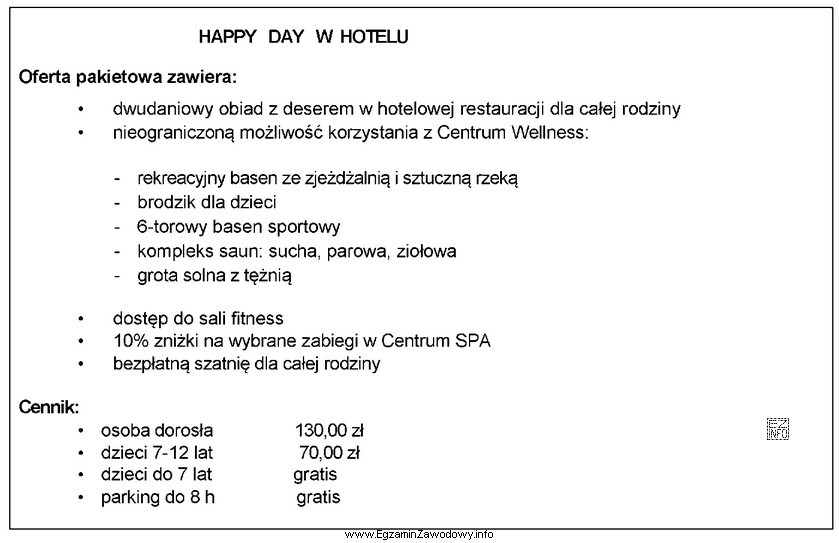 Który z wymienionych rodzajów gości hotelowych jest 