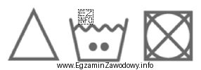 Zamieszczone symbole oznaczają, że ubrań nie należy suszyć