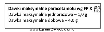 Maksymalna dawka dobowa paracetamolu dla pacjenta o masie ciała 35 