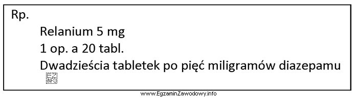 Którego zapisu, zgodnie z Rozporządzeniem Ministra Zdrowia w 