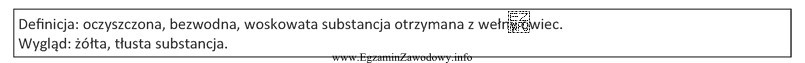 Której substancji pomocniczej dotyczy przedstawiony opis farmakopealny zgodnie z 