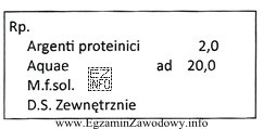 Sporządzając lek według danej recepty należy