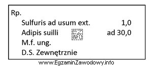 Który zestaw utensyliów aptecznych jest potrzebny do sporzą