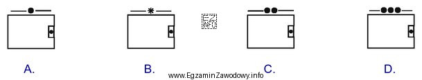 Który symbol stosuje się na szkicu sytuacyjnym do oznaczenia 
