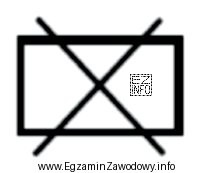 Przedstawiony symbol graficzny (wszystkie elementy koloru czarnego) jest oznaczeniem