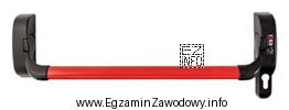 Urządzenie przedstawione na fotografii jest stosowane na drodze ewakuacyjnej, 